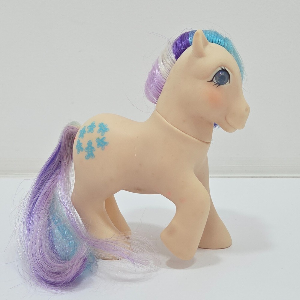 My‎ Little Pony MLP GINGERBREAD Vintage G1 1985 Twinkle Eyes Rainbow Hair 5"